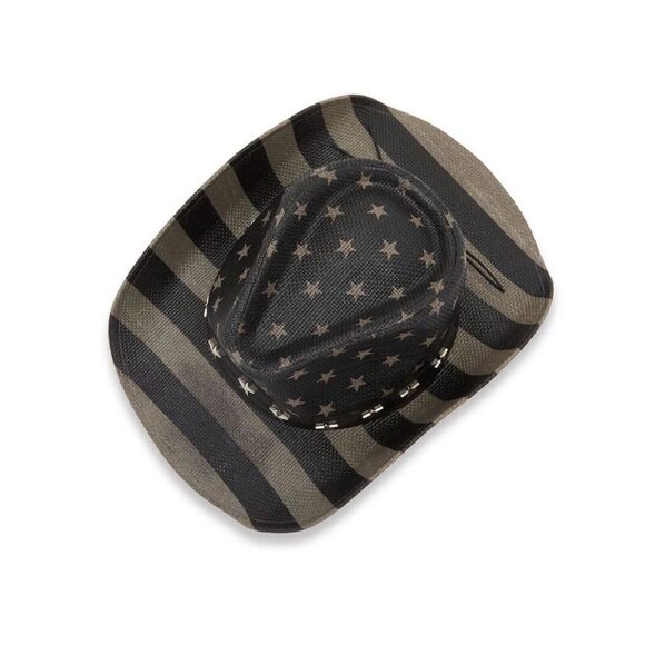 Star-Studded Black Cowboy Hat - Picture 8 of 8